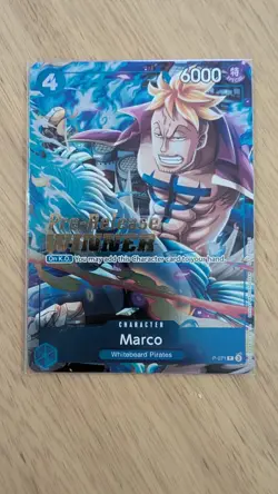 Marco P-071 (Two Legends Pre-Release Winner) - One Piece Promotion Cards - Image 1