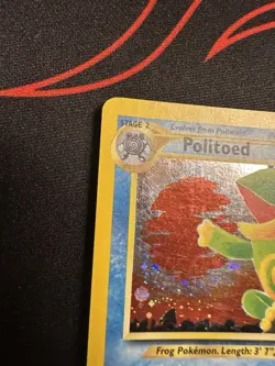 Politoed Holo 8/75 Neo Discovery Pokemon Card HAND SWIRL! - Image 5