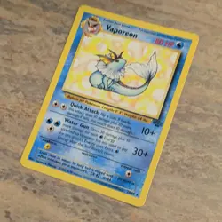 Pokemon Vaporeon 28/64 Jungle Rare Regular 80HP TCG Card - Image 2