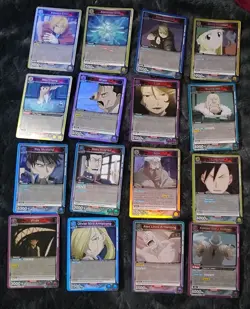 Lot of 16 Rare Only Union Arena TCG Cards Fullmetal Alchemist ALL Foils NM/M - Image 1