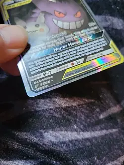 Pokemon TCG Gengar & Mimikyu GX Holo Ultra Rare Card Sun & Moon Team - Image 2
