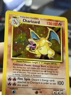 #2 Charizard 4/102 Base Set 1999 Holo Rare WOTC Pokemon Card TCG - Image 5