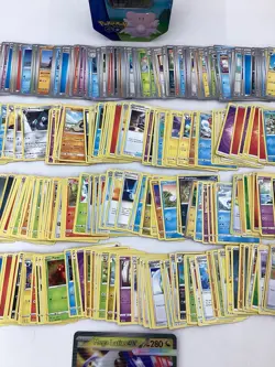 Pokemon Trading Card Game Ex Tin Chansey with Appx 400 Cards & Promo Jumbo - Image 5