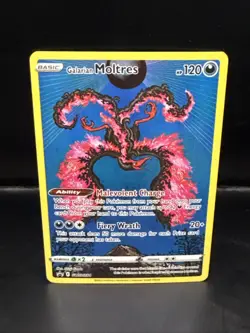 Pokemon Galarian Moltres SWSH284 Black Star Promo Pokemon Card B - Image 1