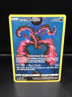 Pokemon Galarian Moltres SWSH284 Black Star Promo Pokemon Card B - Image 2