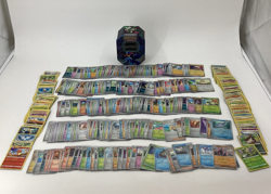 Pokemon Trading Card Game Ex Tin Quaquaval with Appx 400 Cards ALL HOLOS - Image 1