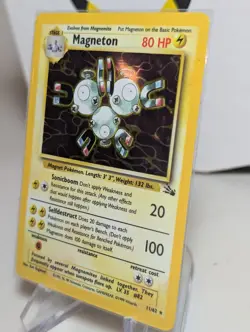 Pokemon TCG Magneton 11/62 Fossil Holo Rare Card Unlimited - LP - Image 3