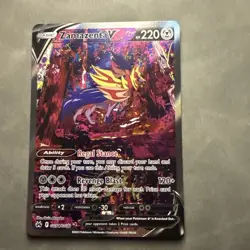Pokemon TCG Zamazenta v Crown Zenith Galarian Gallery Card GG54/GG70 Near Mint - Image 1