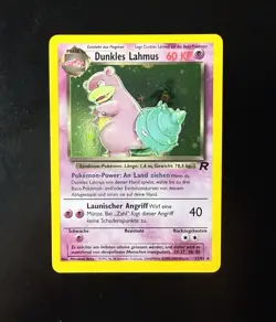 Dark Slowbro Holo German 12/82 - Team Rocket 2000 WOTC - Vintage Pokemon Card - Image 1
