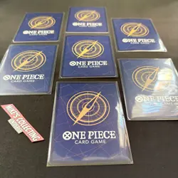 One Piece Monkey D. Luffy Super Rare 7 Card Lot - SR & SEC OP01 - OP14 English - Image 2