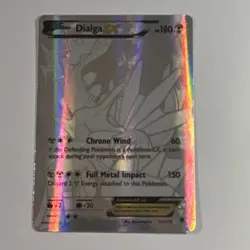 Dialga EX Secret Rare Full Art Holo 122/119 XY Phantom Forces Pokemon Card - Image 1