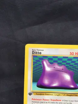 Pokemon Cards: Fossil 1st Edition Rare: Ditto 18/62 - Image 2