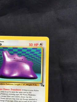Pokemon Cards: Fossil 1st Edition Rare: Ditto 18/62 - Image 3