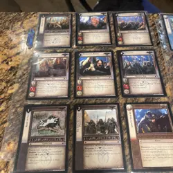 Lord Of The Rings TCG Battle Of Helms Deep 122 Cards Non Foils Unplayed Cards - Image 2