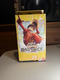 NEW ONE PIECE CARD GAME: EGGHEAD LUFFY STARTER DECK ST-29 - Image 1
