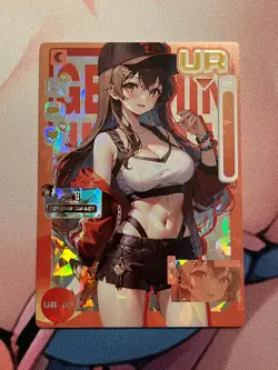 Goddess Story Love Diary - UR-03 - Amber - Genshin - Sexy Waifu Doujin Card - Image 1