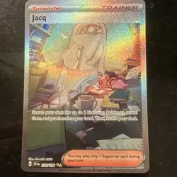 Pokemon Card Jacq 250/198 SVI Scarlet & Violet Alt Art NM SIR FA Trainer 2023 - Image 1