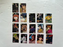 Japanese Anime Trading Cards 1996 Lot Of 17 Preowned - Image 1
