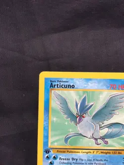 Pokemon Cards: Fossil 1st Edition Rare: Articuno 17/62 - Image 2