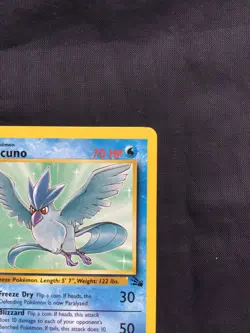 Pokemon Cards: Fossil 1st Edition Rare: Articuno 17/62 - Image 3