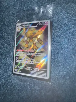 Pokemon TCG Alakazam 009 Sealed Black Star Promo Card Mega Evolution - Image 1