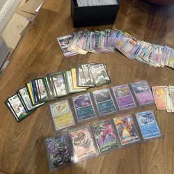 Massive Pokemon Collection Holo Reverse Holo Super Rare 1100 + TCG Card Lot C9 - Image 2