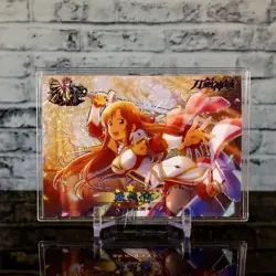 Asuna Yuuki Sword Art Online NP-02 Variation Glitter Star Holo Foil Card Anime - Image 2