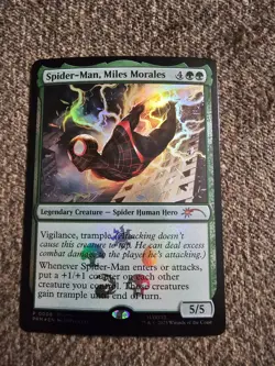 Magic The Gathering Marvel Spider-Man, Miles Morales Promo Foil 0008 Costco - Image 1