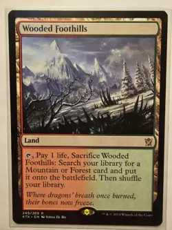 MTG | Khans of Takir | Wooded Foothills | Regular 249 - Image 1