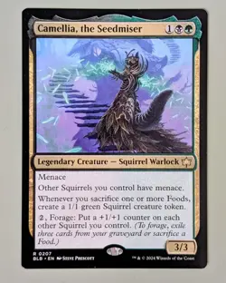 Camellia, the Seedmiser - Bloomburrow #207 Rare - Near Mint - MtG - Image 1