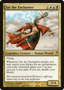 Magic the Gathering Zur the Enchanter Coldsnap Near Mint Condition MTG - Image 1