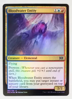 X 1 Bloodwater Entity NM FOIL 185 Double Masters 2022 MTG Magic The Gathering - Image 1
