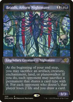 Braids, Arisen Nightmare (Textured Foil) Dominaria United - Image 1