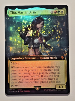 Magic The Gathering Final Fantasy Tifa, Martial Artist Extended Art Foil Mythic - Image 1