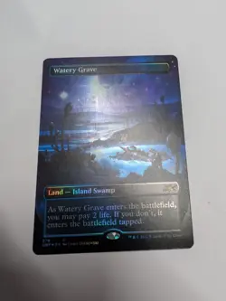 Magic the Gathering Watery Grave Unfinity Foil - Image 1