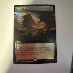 Arid Mesa X1 Mtg Modern Horizons 2 Nm Extended Art Foil #475 - Image 1