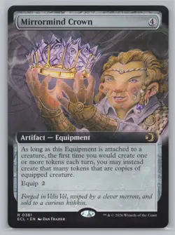 Mirrormind Crown (Extended Art) R Lorwyn Eclipsed 381 NM - Image 1