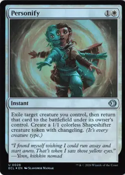 Personify Lorwyn Eclipsed Foil NM 28 - Image 1