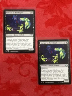 2x MTG - Servant of the Stinger - Outlaws of Thunder Junction NM x2 - Image 1