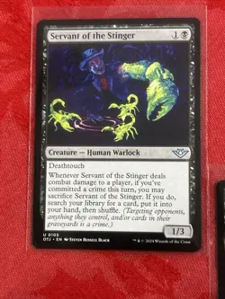 2x MTG - Servant of the Stinger - Outlaws of Thunder Junction NM x2 - Image 2