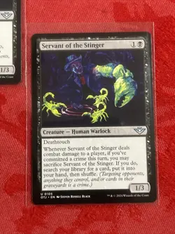 2x MTG - Servant of the Stinger - Outlaws of Thunder Junction NM x2 - Image 3