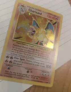 Pokemon TCG Charizard Base Set 4/102 Holo Rare LP/MP Condition 🔥 MUST SEE - Image 3