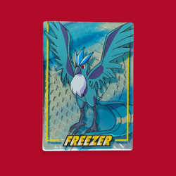 ARTICUNO (FREEZER)--JAPANESE MEIJI EMBOSSED PROMO FOIL POKEMON CARD - Image 1