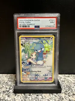 Pokemon TCG Altaria TG11/TG30 Silver Tempest Ultra Rare Full Art Holo PSA 9 - Image 1