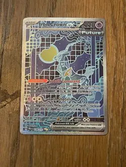 Pokemon Iron Crown ex 158/131 SIR Holo Prismatic Evolutions - Image 1