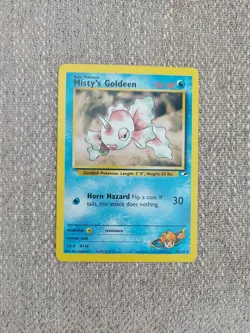 Pokemon TCG Misty's Goldeen Gym Heroes 30/132 Regular Unlimited Rare MINT - Image 1