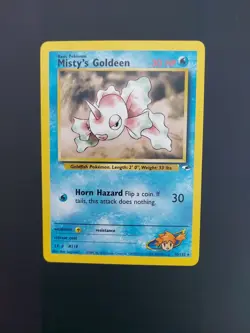 Pokemon TCG Misty's Goldeen Gym Heroes 30/132 Regular Unlimited Rare MINT - Image 5