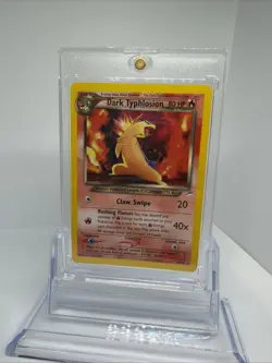 WOTC Pokemon Neo Destiny Dark Typhlosion 10/105 NM-MTU Holo rare 2001 INC CASE - Image 1