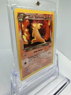 WOTC Pokemon Neo Destiny Dark Typhlosion 10/105 NM-MTU Holo rare 2001 INC CASE - Image 2