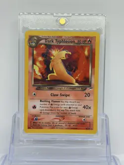 WOTC Pokemon Neo Destiny Dark Typhlosion 10/105 NM-MTU Holo rare 2001 INC CASE - Image 4
